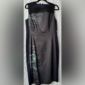 Tahari Body-con Black Dress